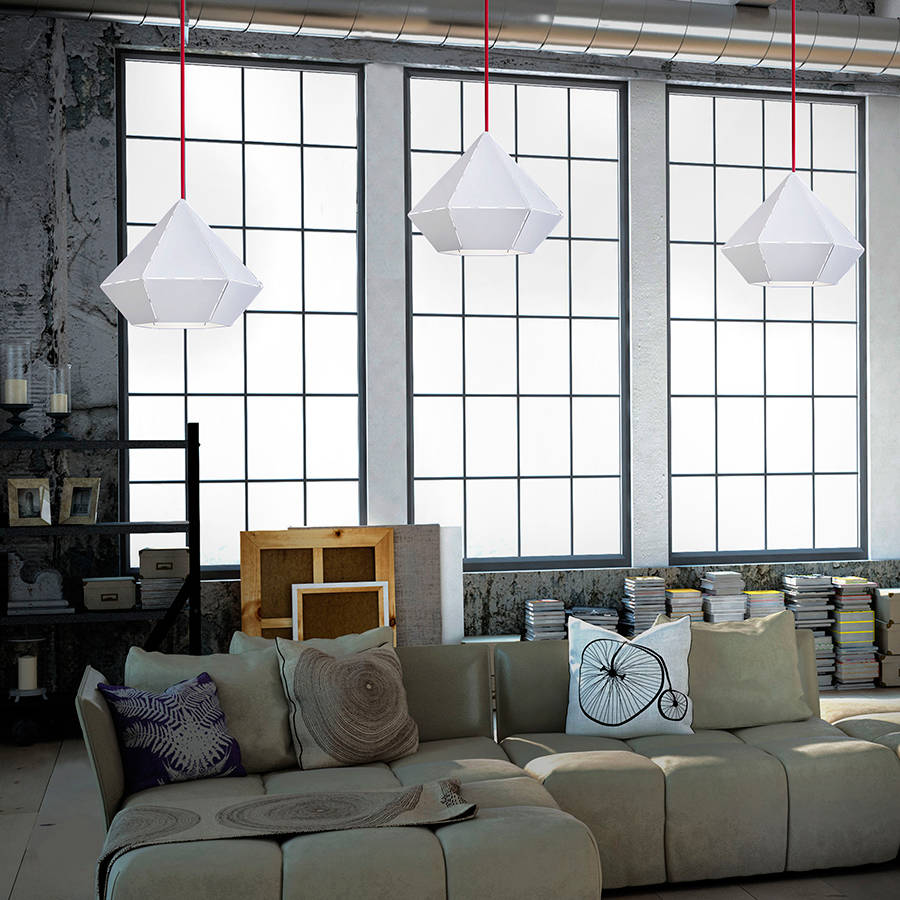 geometric ceiling pendant light by lighting direct