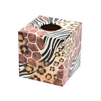 Wooden Africa Tissue Box Cover, 2 of 3