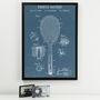 Anatomy Of A Tennis Racket Patent Print, thumbnail 6 of 6
