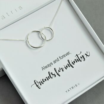 Infinity Friendship Necklace, 2 of 6
