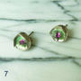 Tara Silver Stud Earrings, thumbnail 7 of 9