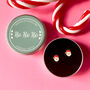 Silver Earrings, Father Christmas Studs In A Gift Tin, thumbnail 1 of 9