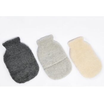 Wool Fleece Hot Water Bottle, 3 of 5