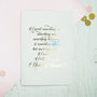 Gold Foil Will You Be My Maid Of Honour Card, thumbnail 2 of 4