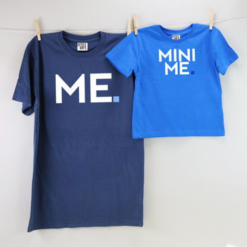 Me And Mini Me Father And Child T Shirts, 3 of 7