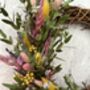 Large Spring Dried Flower Wreath, thumbnail 3 of 9