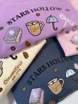 Stars Hollow Spring Icons Embroidered Sweatshirt, 2 of 5