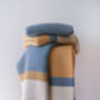 Personalised Recycled Cotton Throw, Sustainable Gift, thumbnail 10 of 11