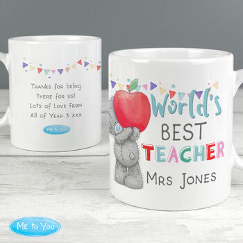 Personalised Me To You ‘World’s Best Teacher’ Mug – Tatty Teddy Gift, 2 of 4