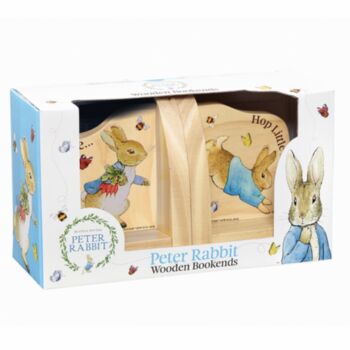 Personalised Peter Rabbit Wooden Bookends, 2 of 3