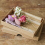 Set Of Four Pastel Dried Flower Hair Clips, thumbnail 1 of 2