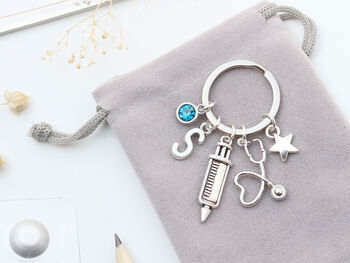 Personalised Doctor | Nurse Keyring Graduation Gift, 6 of 9