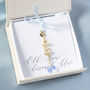 Something Blue Pearl Initial Bouquet Charm, thumbnail 4 of 9