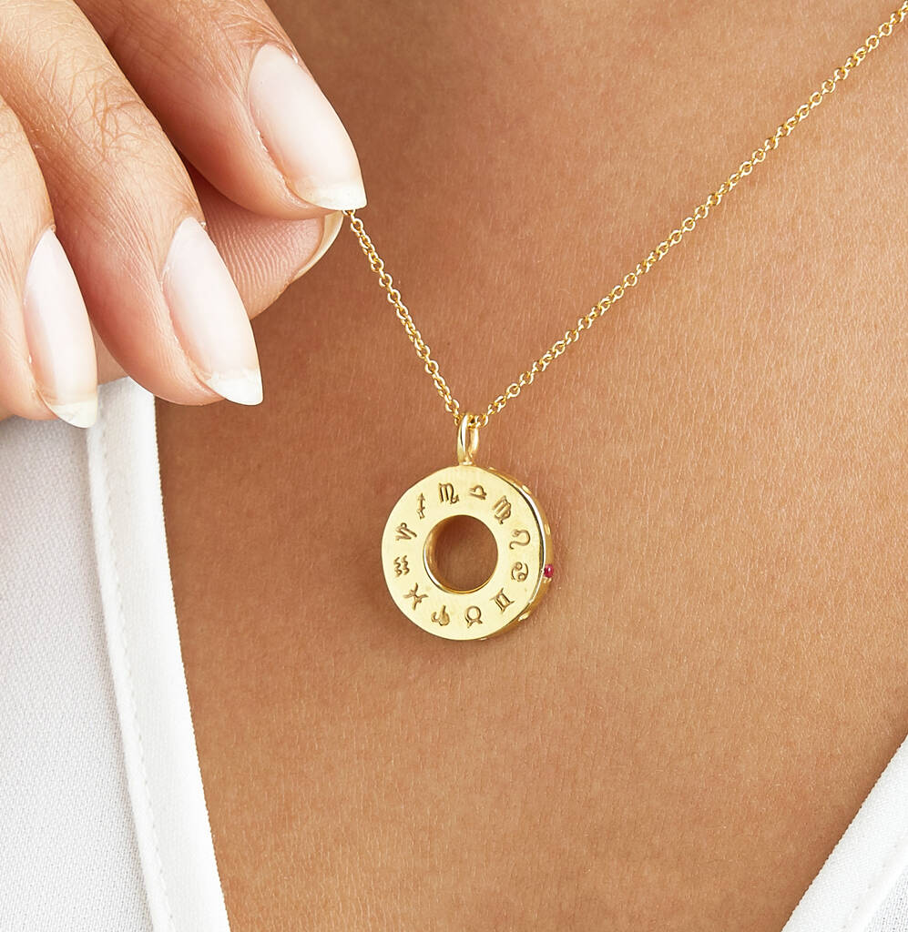 Initial Necklace Birthstone Necklace Dainty Gold Necklace Zodiac Necklace Personalized Birthday Gift The Ultimate Birthday Necklace