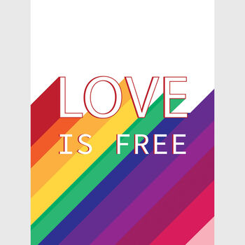 'Love Is Free' Print, 3 of 8