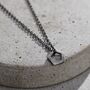 Men's Mini Geometric Necklace, thumbnail 5 of 9