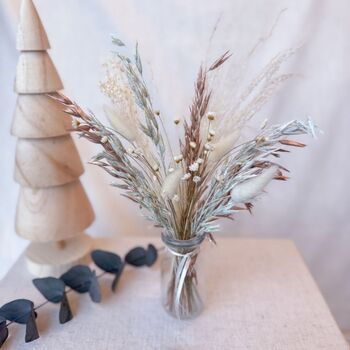 White And Copper Dried Arrangement In Vase, 3 of 3