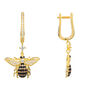 Honey Bee Drop Plated Silver Earring, thumbnail 6 of 9