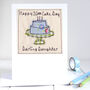 Personalised 30th Birthday Cake Card For Her, thumbnail 1 of 8