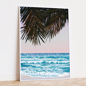 Sunset Ocean Beach Print, 3 of 4