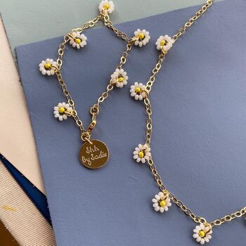 Handmade Flower Daisy Chain Necklace, 2 of 3