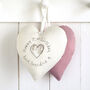 Personalised 70th Birthday Hanging Heart Gift For Her, thumbnail 1 of 12
