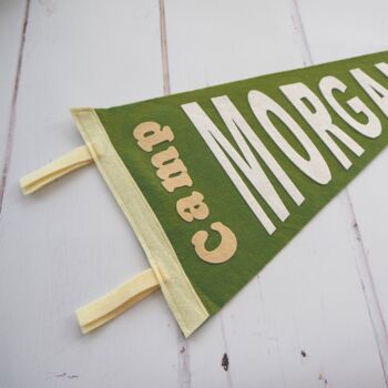 Personalised Camp Pennant Flag, 3 of 4
