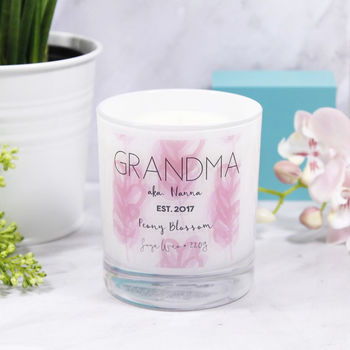 'Grandma' Mother's Day Luxury Scented Glass Candle, 6 of 9