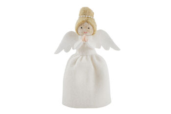 Christmas Felt Light Haired Angel Tree Topper | Festive Decor | Christmas Decoration | Seasonal, 3 of 6