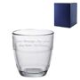Custom Etched Curved Stackable Tumbler Glass, thumbnail 2 of 2