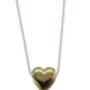 Gold Puffed Heart, thumbnail 1 of 2