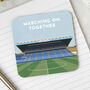 Illustrated Football Stadium Coaster Gift Request Any Stadium, thumbnail 7 of 8