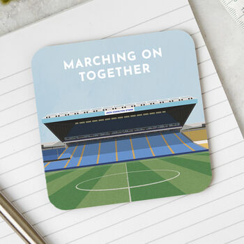 Illustrated Football Stadium Coaster Gift Request Any Stadium, 7 of 8