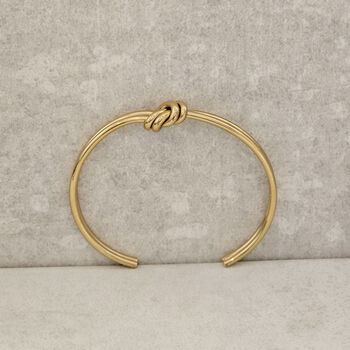 Double Knot Bangle Gold, 4 of 7