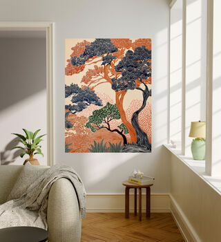 Set Of Two Japanese Ancient Forest Art Prints, 4 of 4