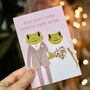 Wedding Card: Happily Ever After Frog Card, thumbnail 1 of 5