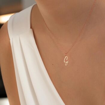 Dainty Initial Necklace, 10 of 10