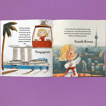 Personalised World Travel Book For Kids, 3 of 9