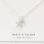 Stars Inspiration Sterling Silver Necklace, thumbnail 4 of 10