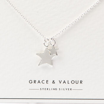 Stars Inspiration Sterling Silver Necklace, 4 of 10