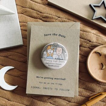 Save The Date Wedding Fun Retro Style, 2 of 6