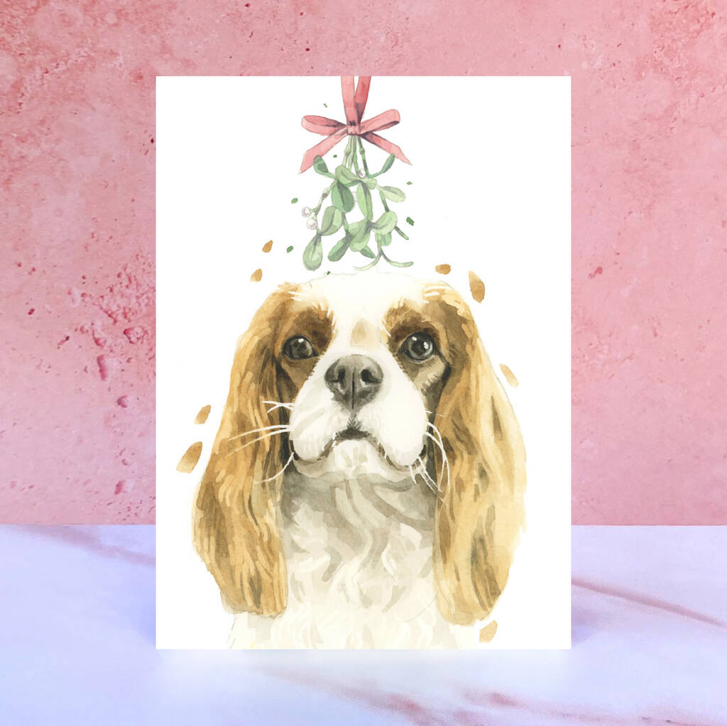 Cavalier King Charles Spaniel Christmas Card