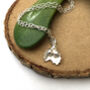 Sterling Silver Mini Holly Christmas Necklace, thumbnail 7 of 12