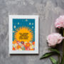 All Good Things Are Wild And Free Retro Print, thumbnail 3 of 3