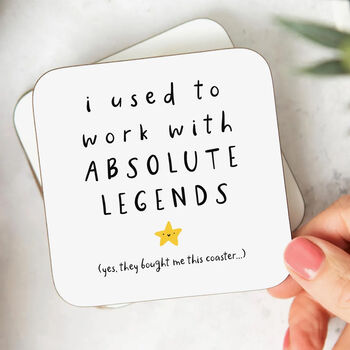 Personalised New Job Leaving Mug 'Absolute Legends', 4 of 4