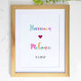 Personalised Names And Date Framed Print, thumbnail 3 of 6