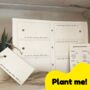 Plantable Eco Gift Tags Set Of Six, thumbnail 1 of 4