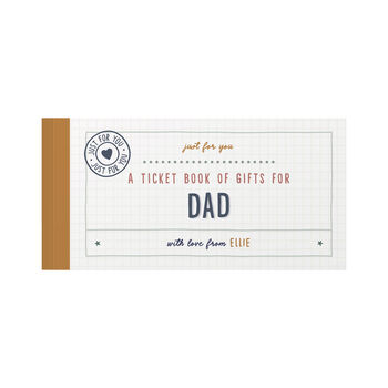 Personalised Book Of Giftable Tickets For Dad/Grandad, 11 of 12