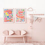 Unicorn And Floral Nursery Print Set – Set Of Three Whimsical Wall Art Prints, thumbnail 4 of 10