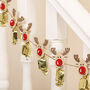 24 Wooden Reindeer Advent Calendar Pegs, thumbnail 1 of 4